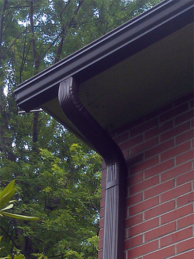 downspouts gutter install